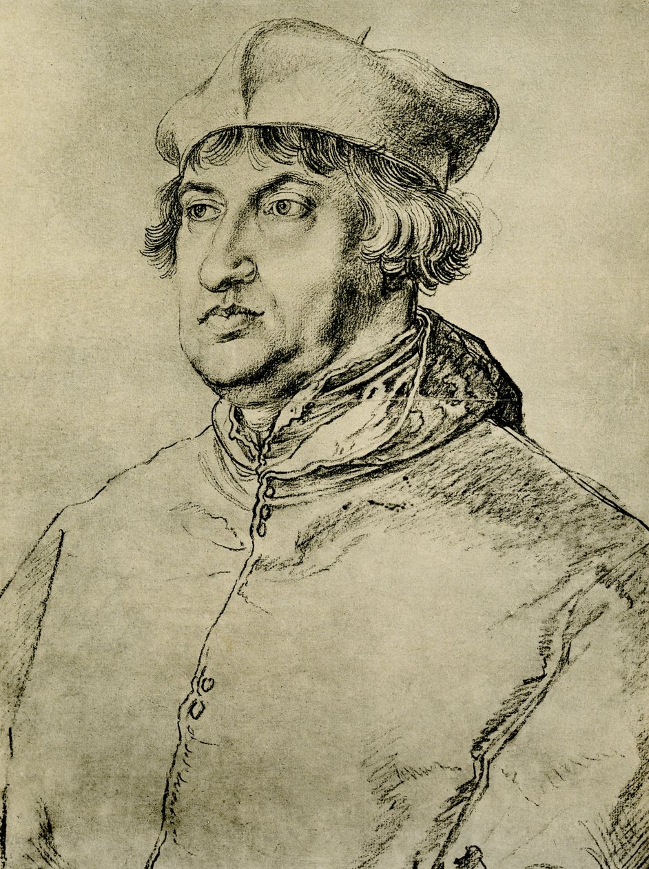 Kardynał Albrecht Brandenburgii autorstwa Albrecht Dürer