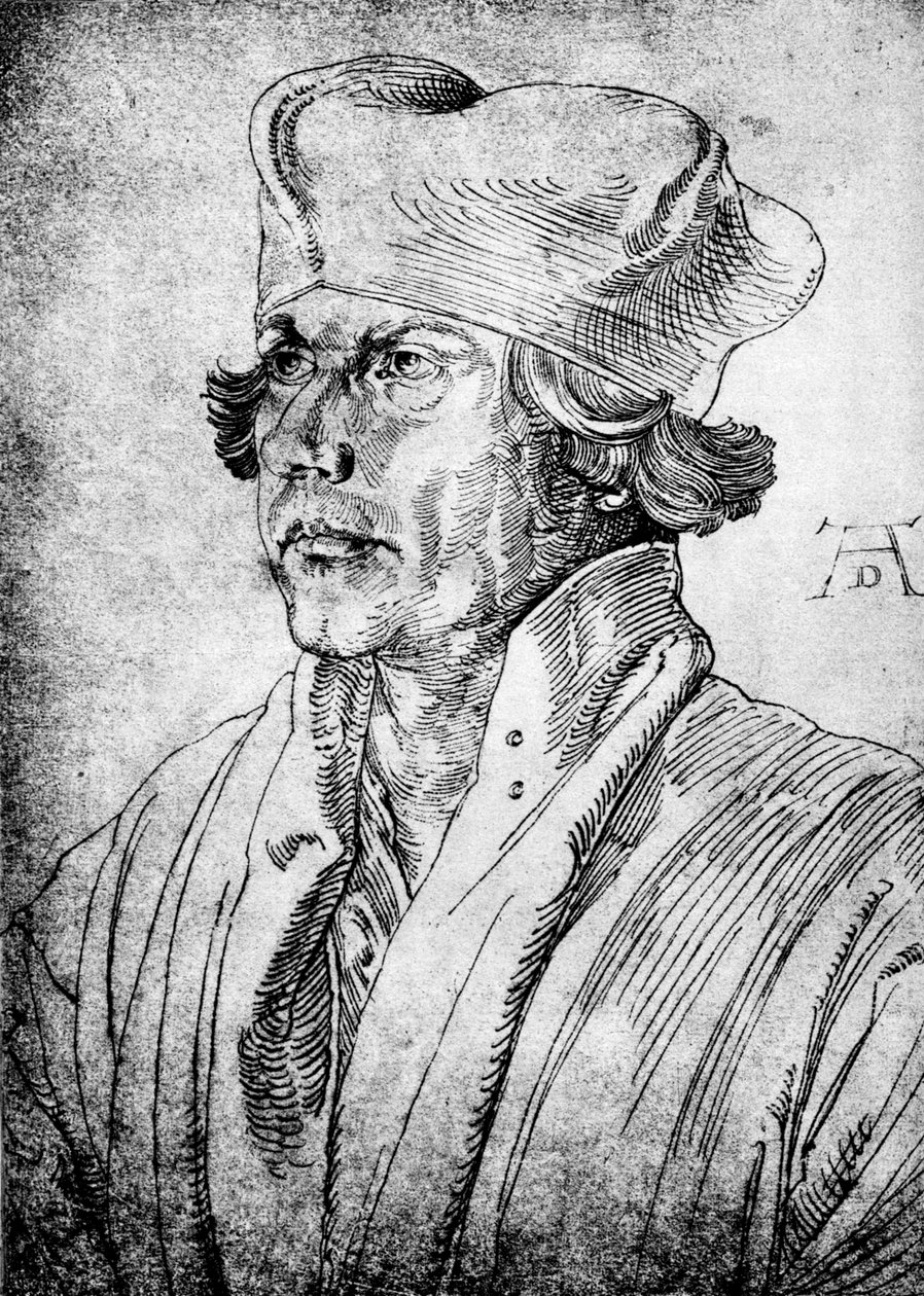 Kardynał Lang von Wellenburg, 1522, 1936 autorstwa Albrecht Dürer