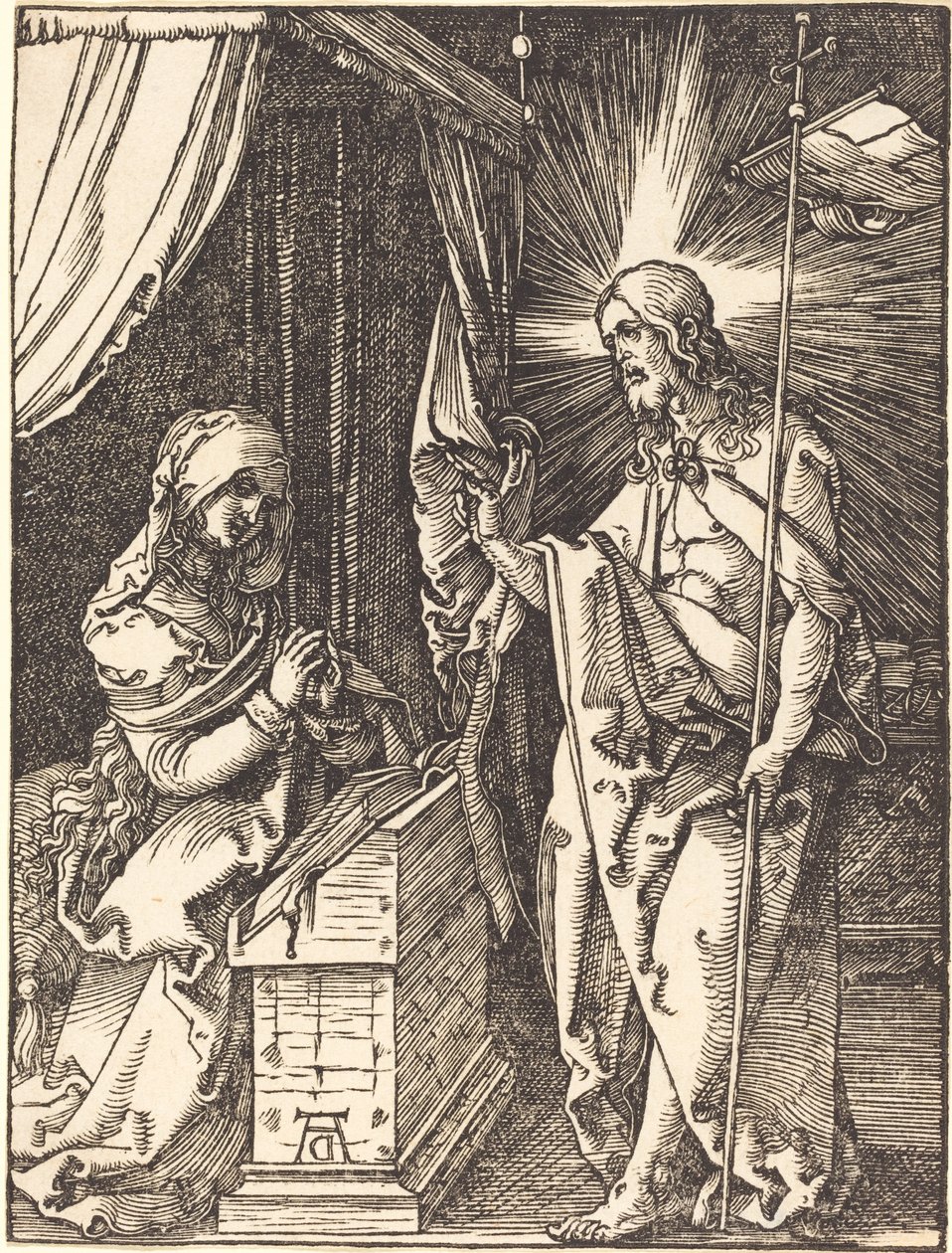 Chrystus ukazujący się swojej matce autorstwa Albrecht Dürer