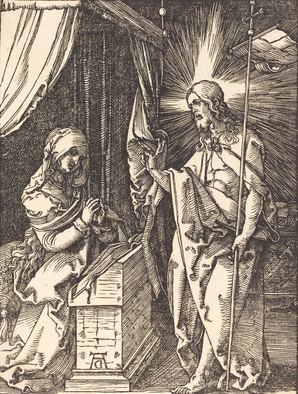 Chrystus ukazujący się swojej Matce prawdopodobnie ok. 15091510. autorstwa Albrecht Dürer