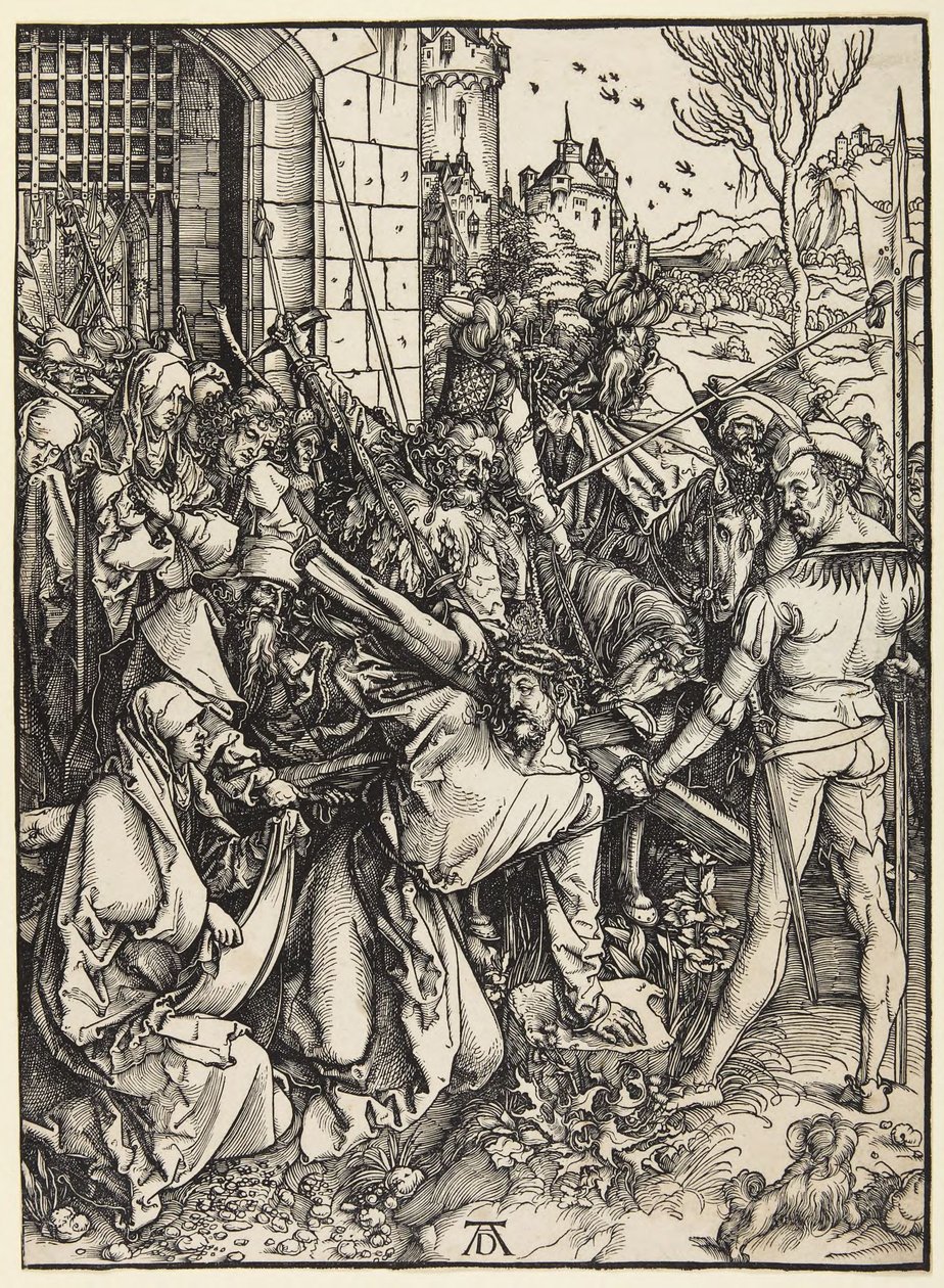 Chrystus niosący krzyż autorstwa Albrecht Dürer