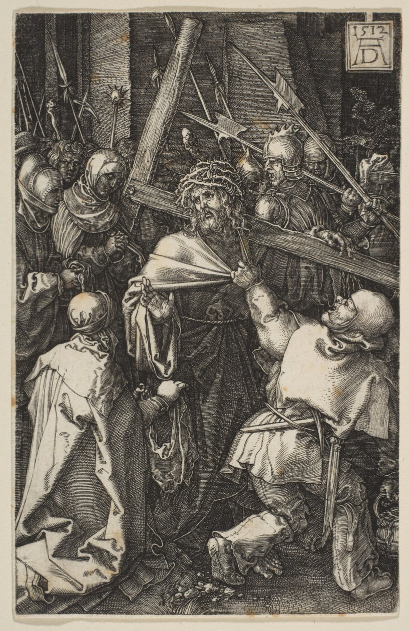 Chrystus niosący krzyż, z „Pasji” autorstwa Albrecht Dürer
