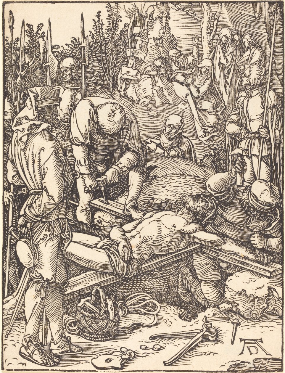 Chrystus przybity do krzyża autorstwa Albrecht Dürer