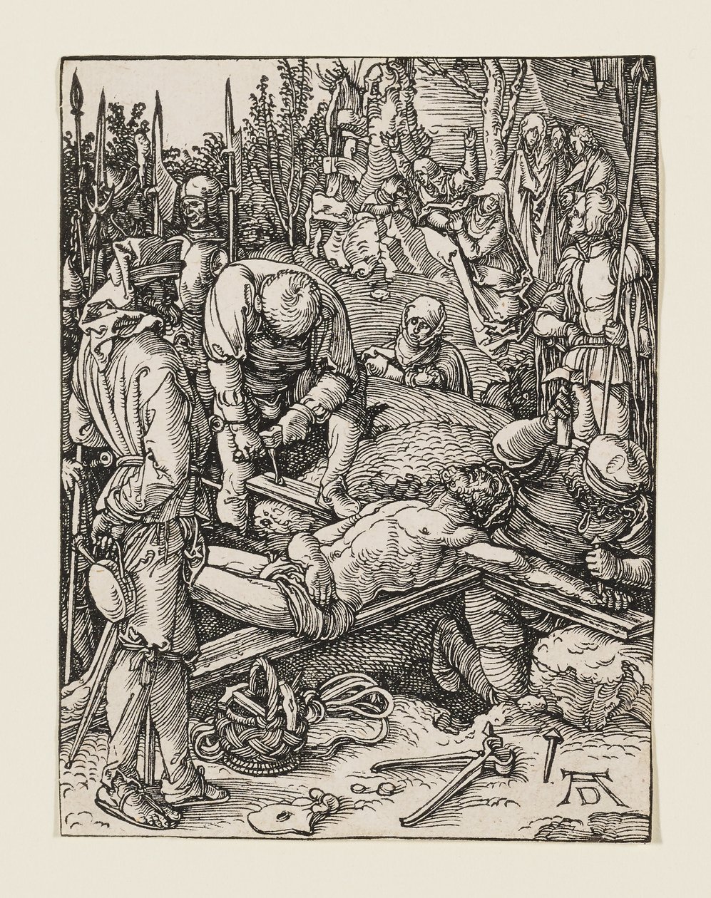 Chrystus przybity do krzyża autorstwa Albrecht Dürer