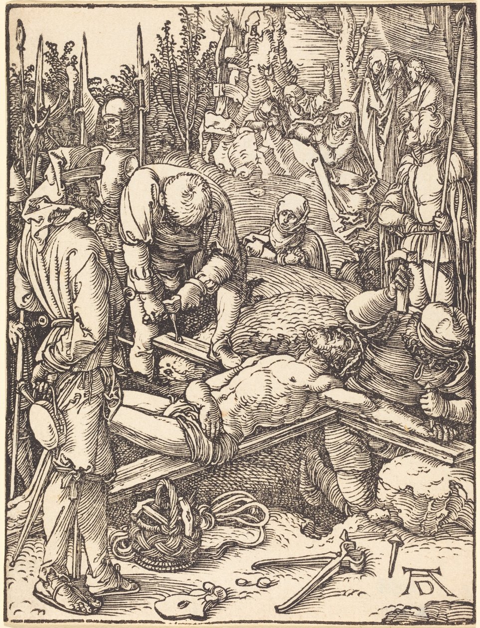 Chrystus przybity do krzyża autorstwa Albrecht Dürer