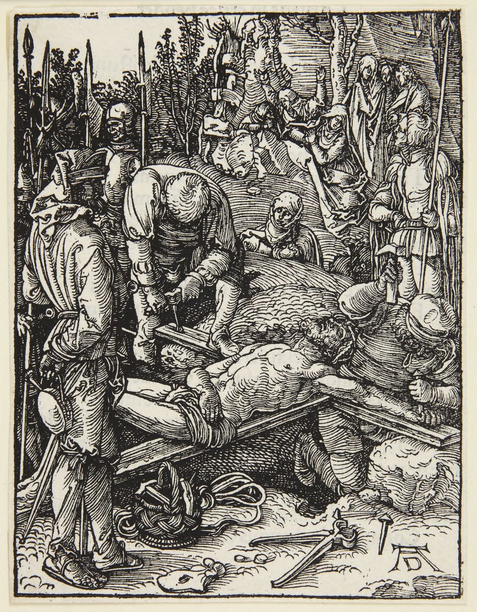 Chrystus przybity do krzyża autorstwa Albrecht Dürer