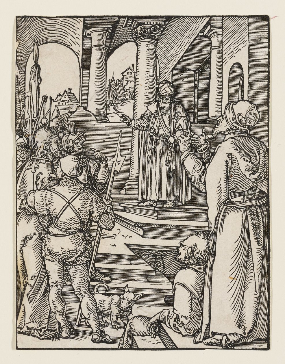 Chrystus przed Piłatem autorstwa Albrecht Dürer
