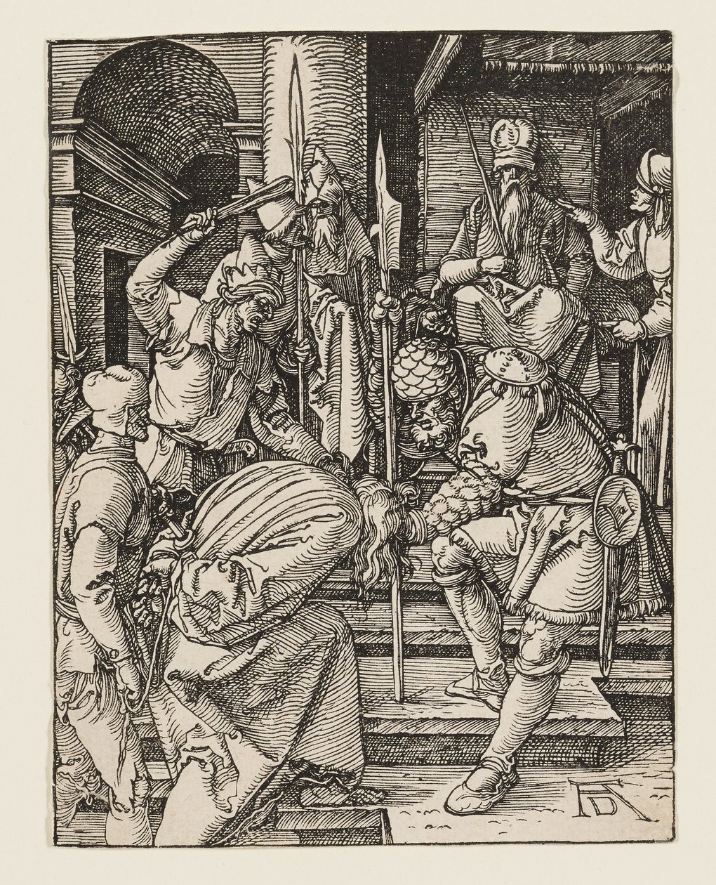 Chrystus przed arcykapłanem autorstwa Albrecht Dürer
