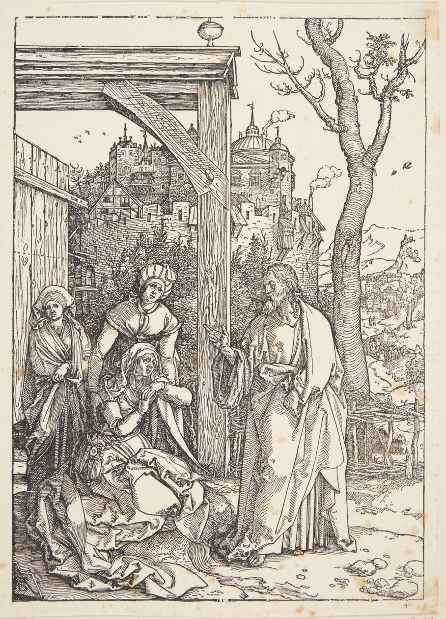 Chrystus żegna się ze swoją Matką autorstwa Albrecht Dürer
