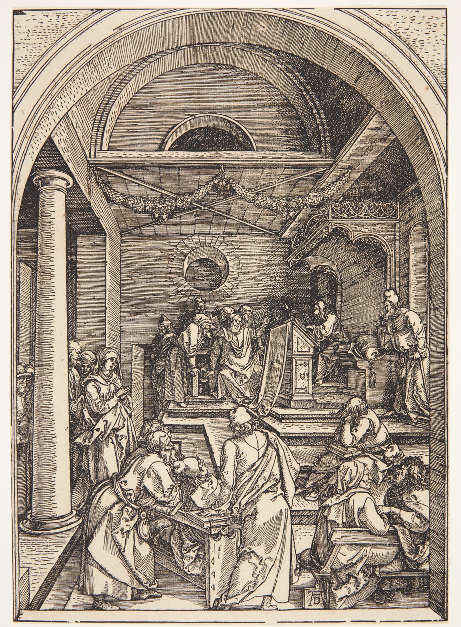 Chrystus wśród lekarzy autorstwa Albrecht Dürer