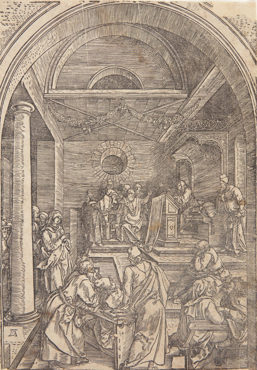 Chrystus wśród lekarzy autorstwa Albrecht Dürer