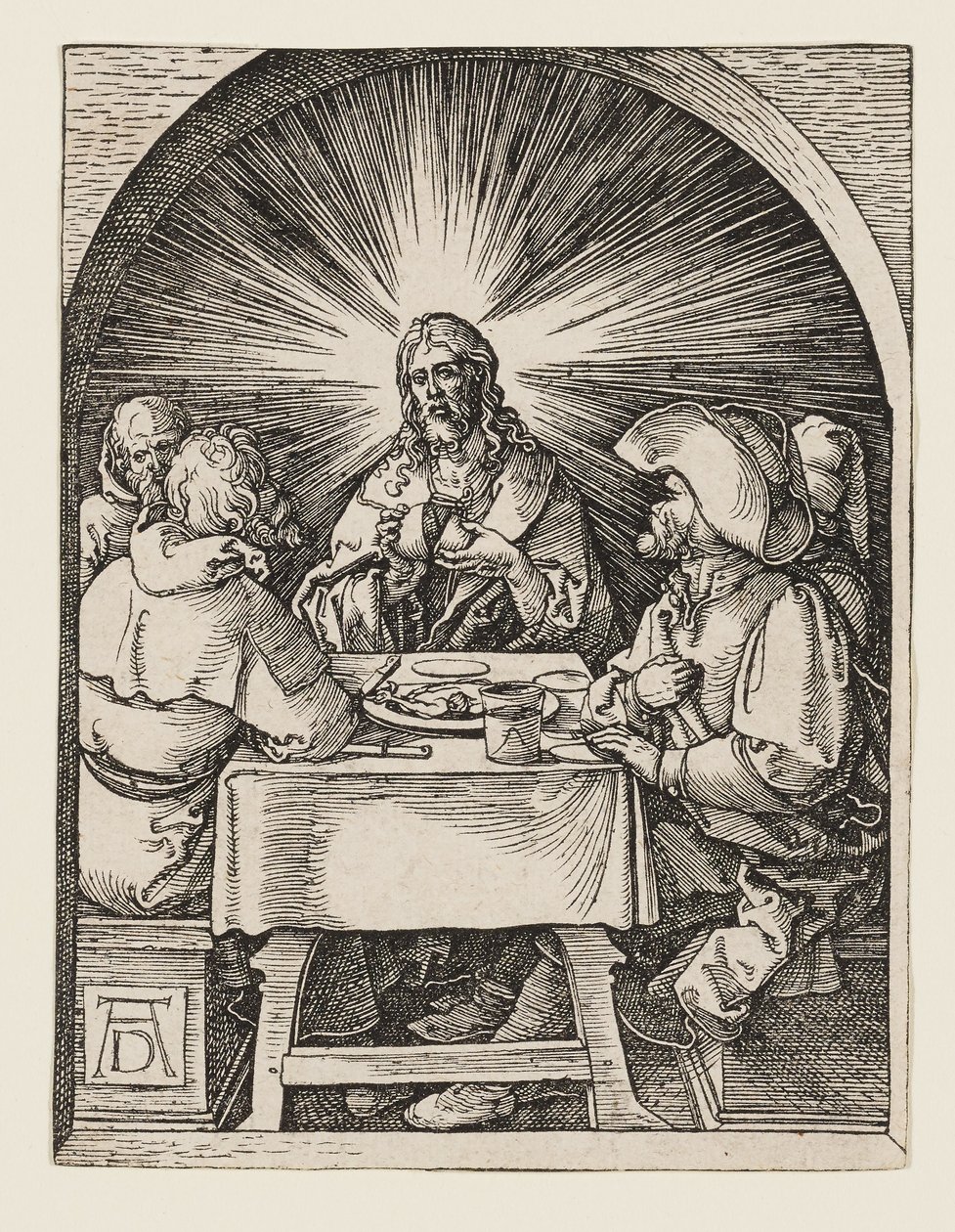 Chrystus w Emaus autorstwa Albrecht Dürer