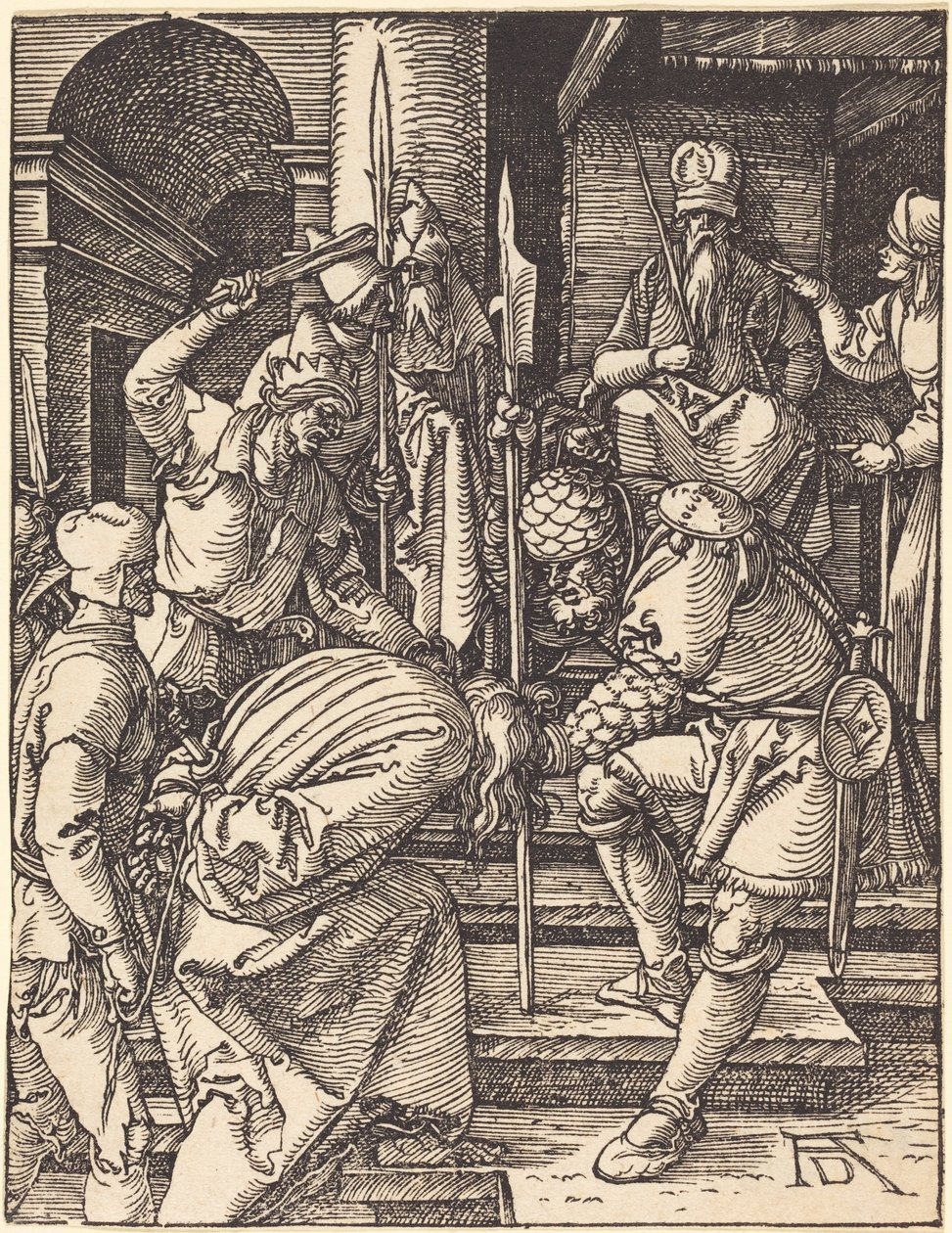 Chrystus przed Annaszem autorstwa Albrecht Dürer