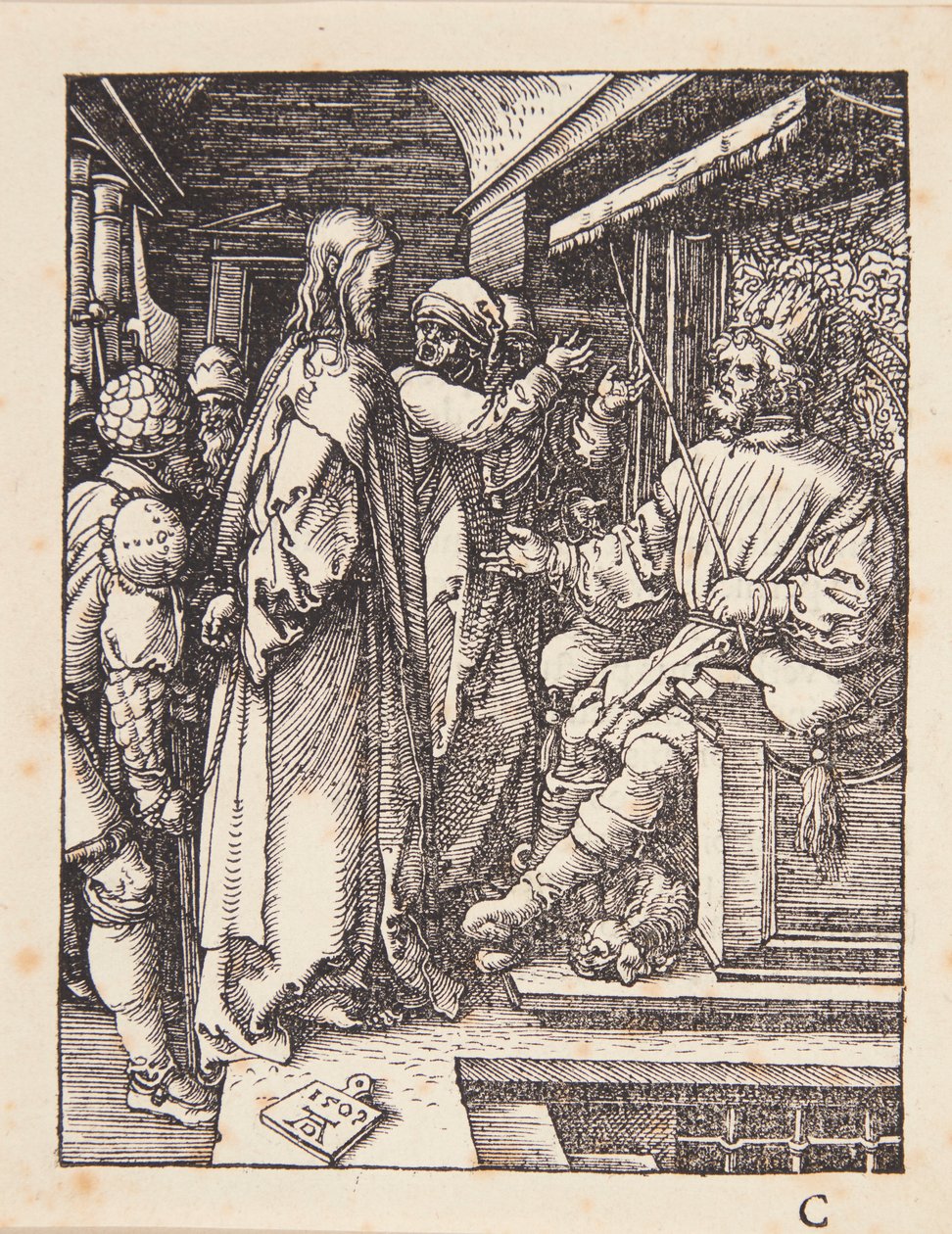 Chrystus przed Herodem autorstwa Albrecht Dürer