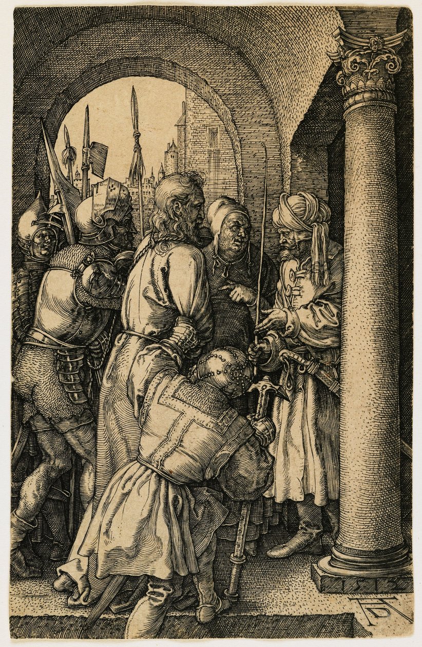 Chrystus przed Piłatem autorstwa Albrecht Dürer