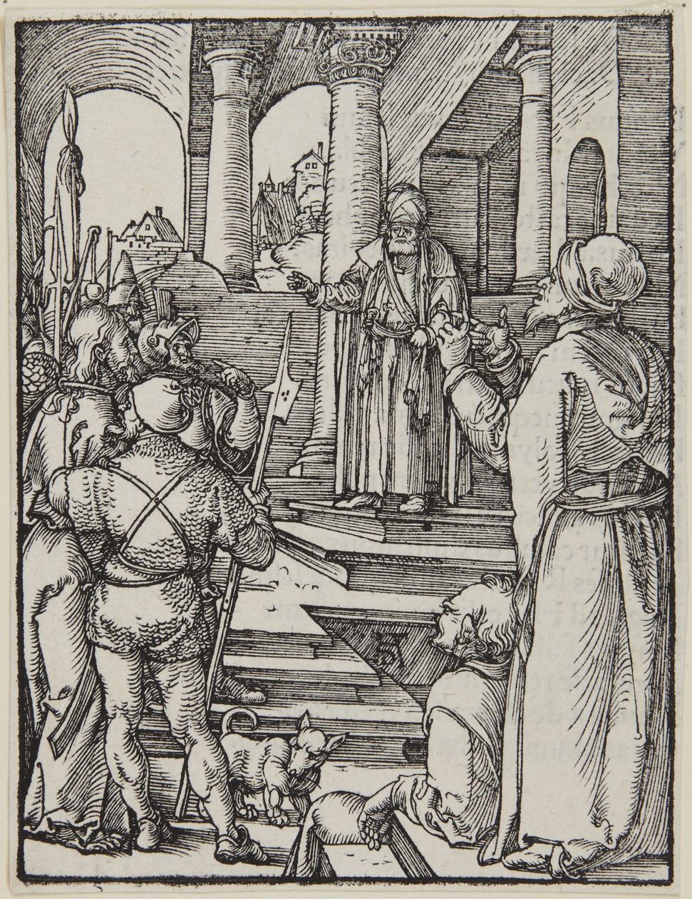 Chrystus przed Piłatem autorstwa Albrecht Dürer