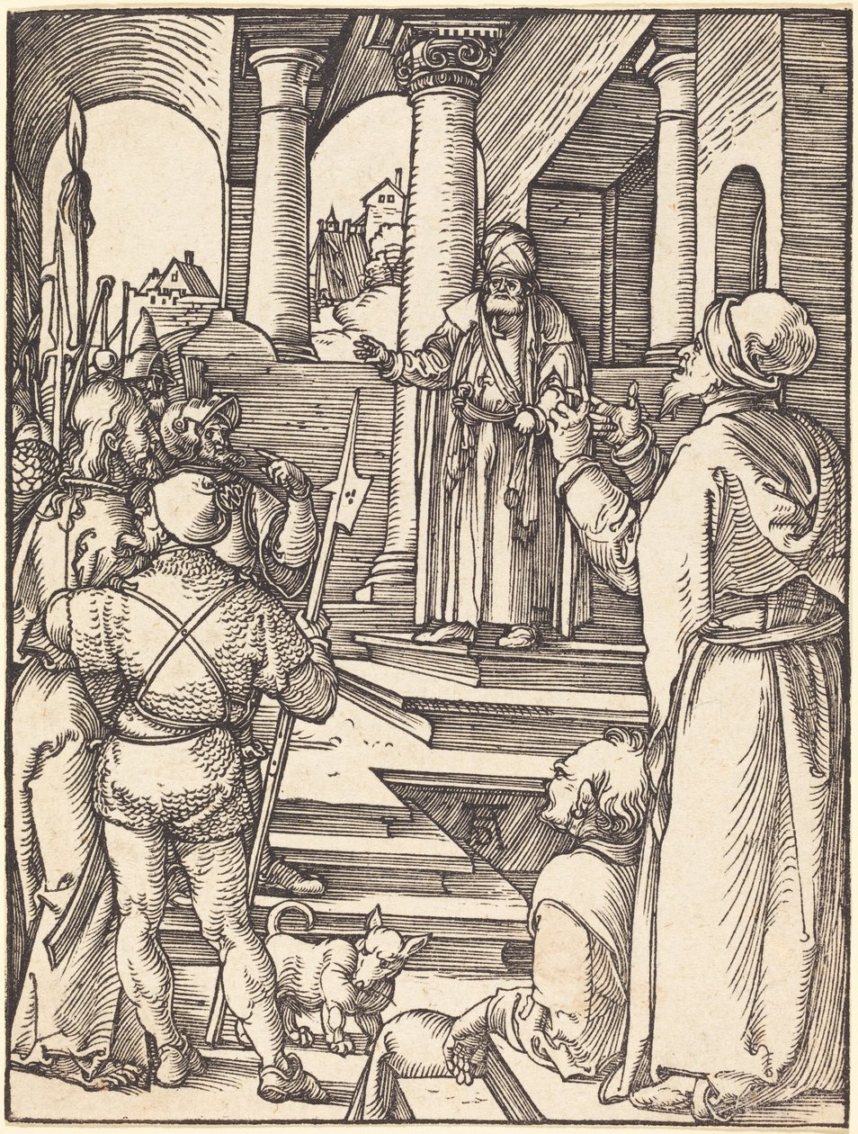 Chrystus przed Piłatem autorstwa Albrecht Dürer