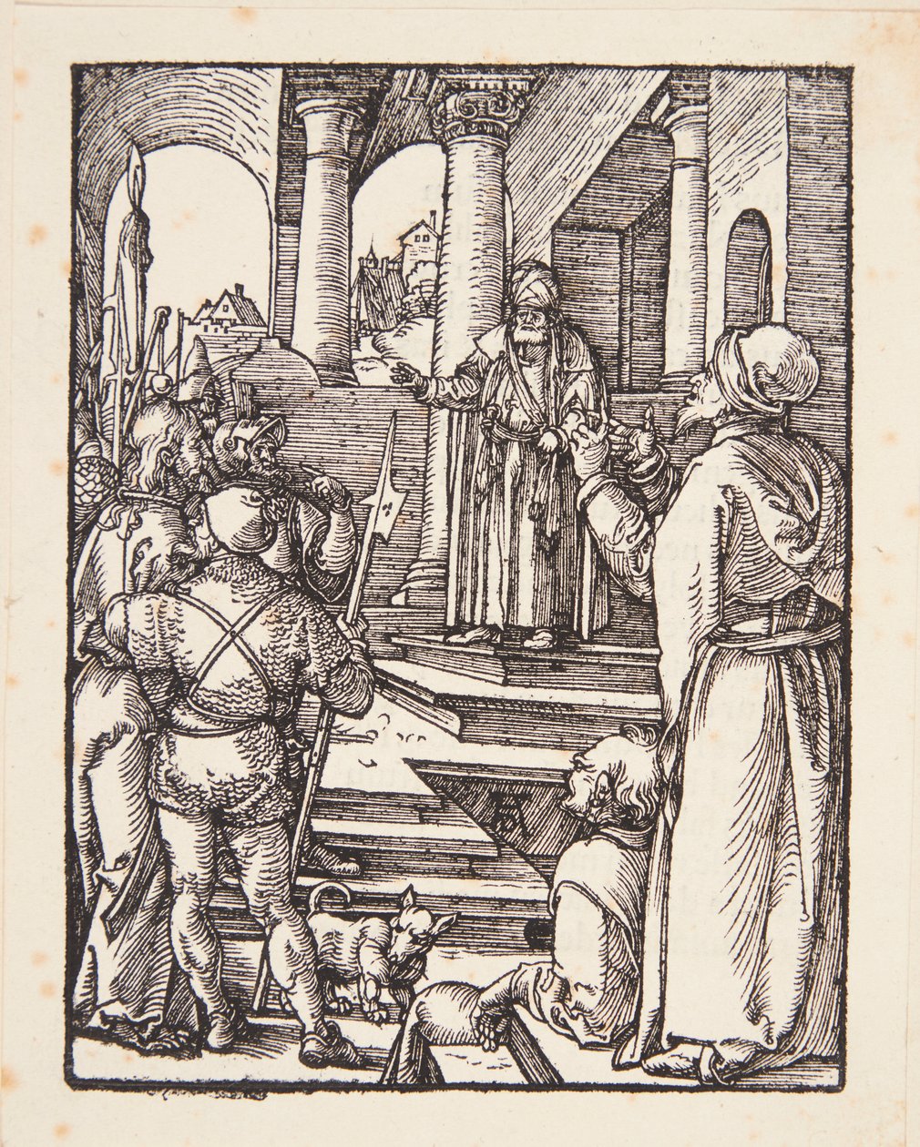 Chrystus przed Piłatem autorstwa Albrecht Dürer