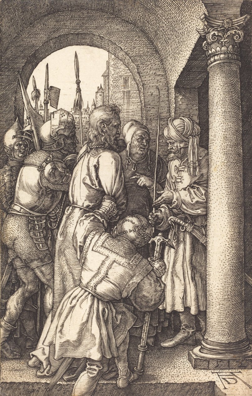 Chrystus przed Piłatem, 1512. autorstwa Albrecht Dürer