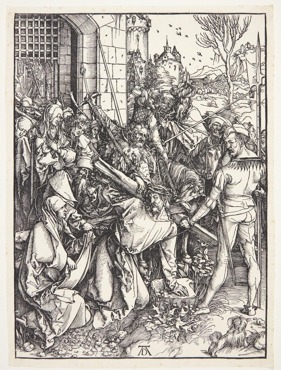 Chrystus niosący krzyż autorstwa Albrecht Dürer