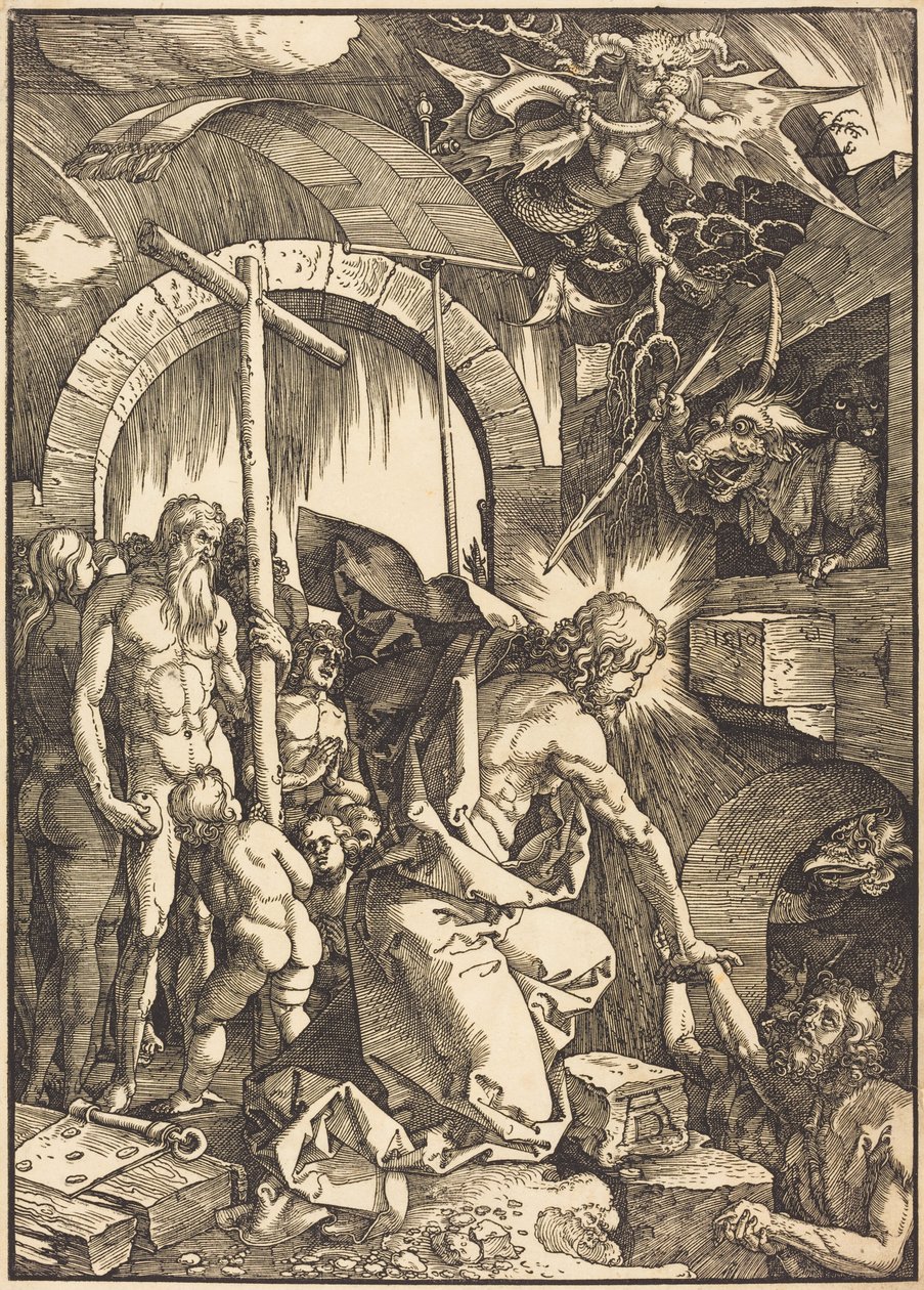 Chrystus w otchłani autorstwa Albrecht Dürer