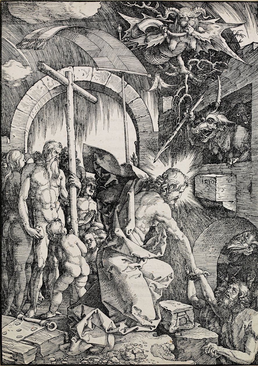 Chrystus w Otchłani, 1510 autorstwa Albrecht Dürer