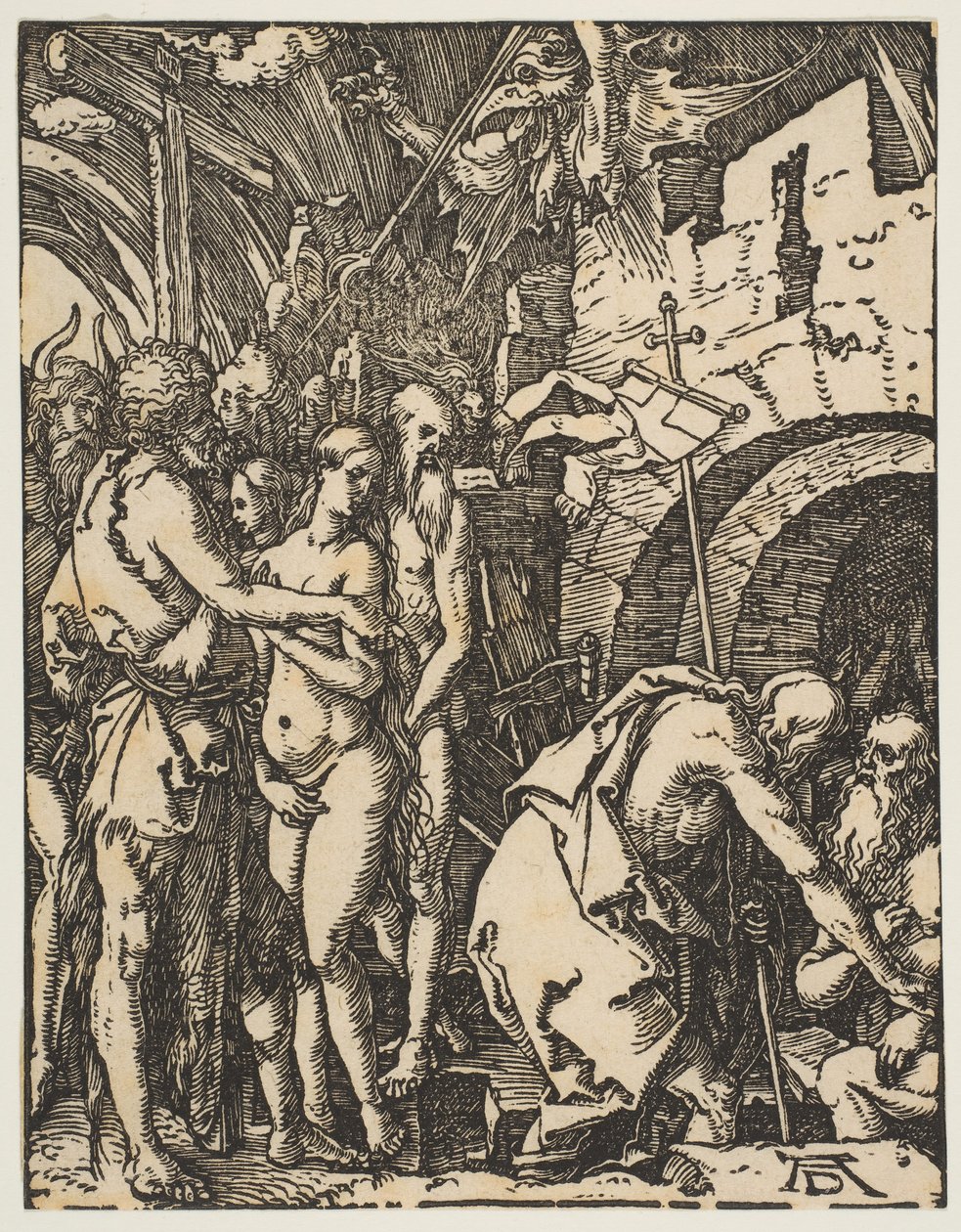 Chrystus w otchłani, z Małej pasji, ca. 1509. autorstwa Albrecht Dürer