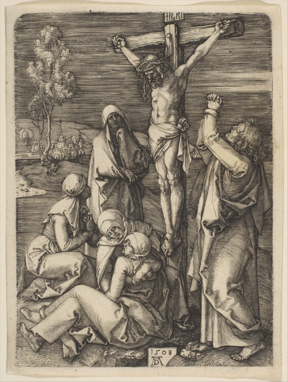 Chrystus na krzyżu autorstwa Albrecht Dürer