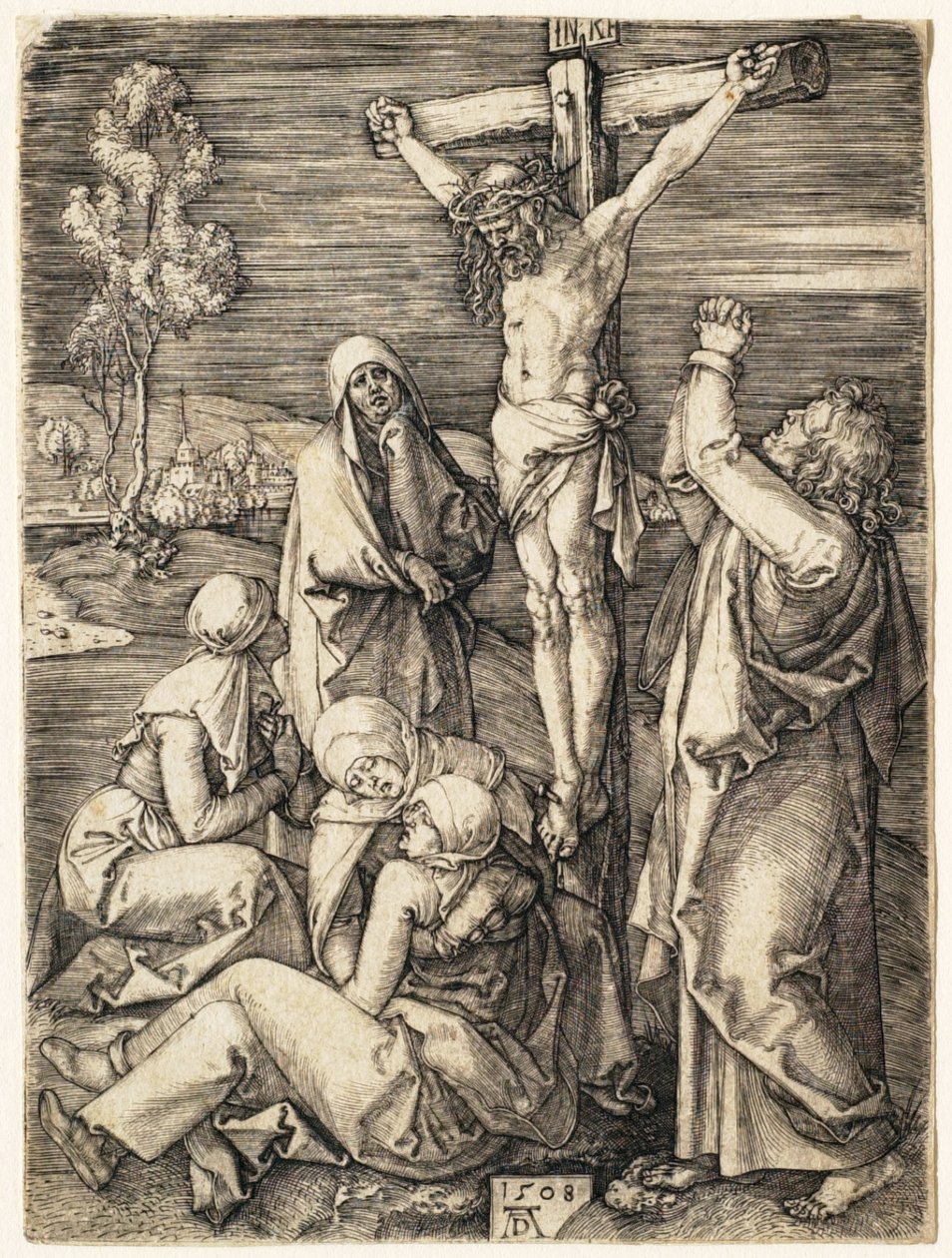 Chrystus na krzyżu autorstwa Albrecht Dürer