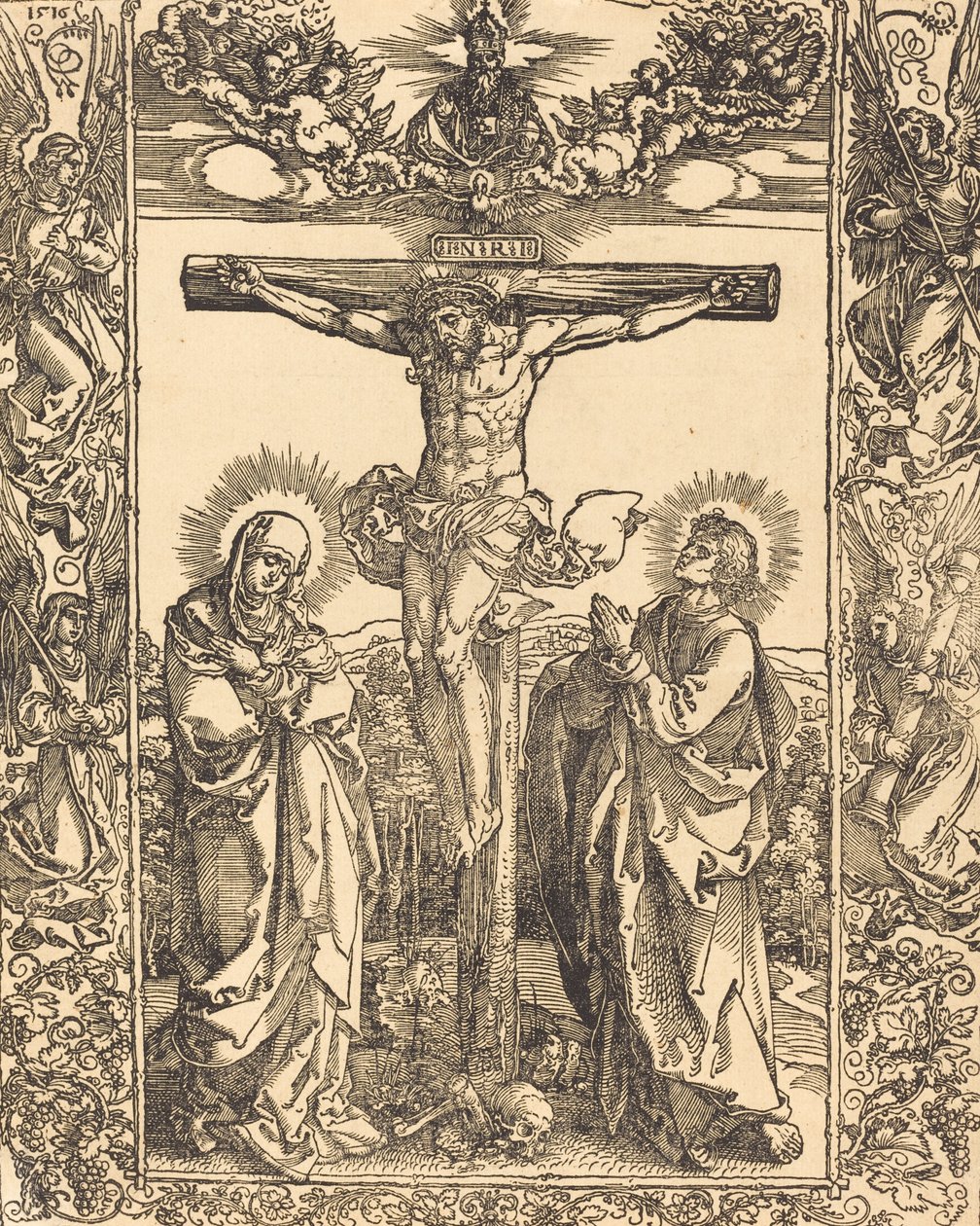 Chrystus na krzyżu, 1516. autorstwa Albrecht Dürer