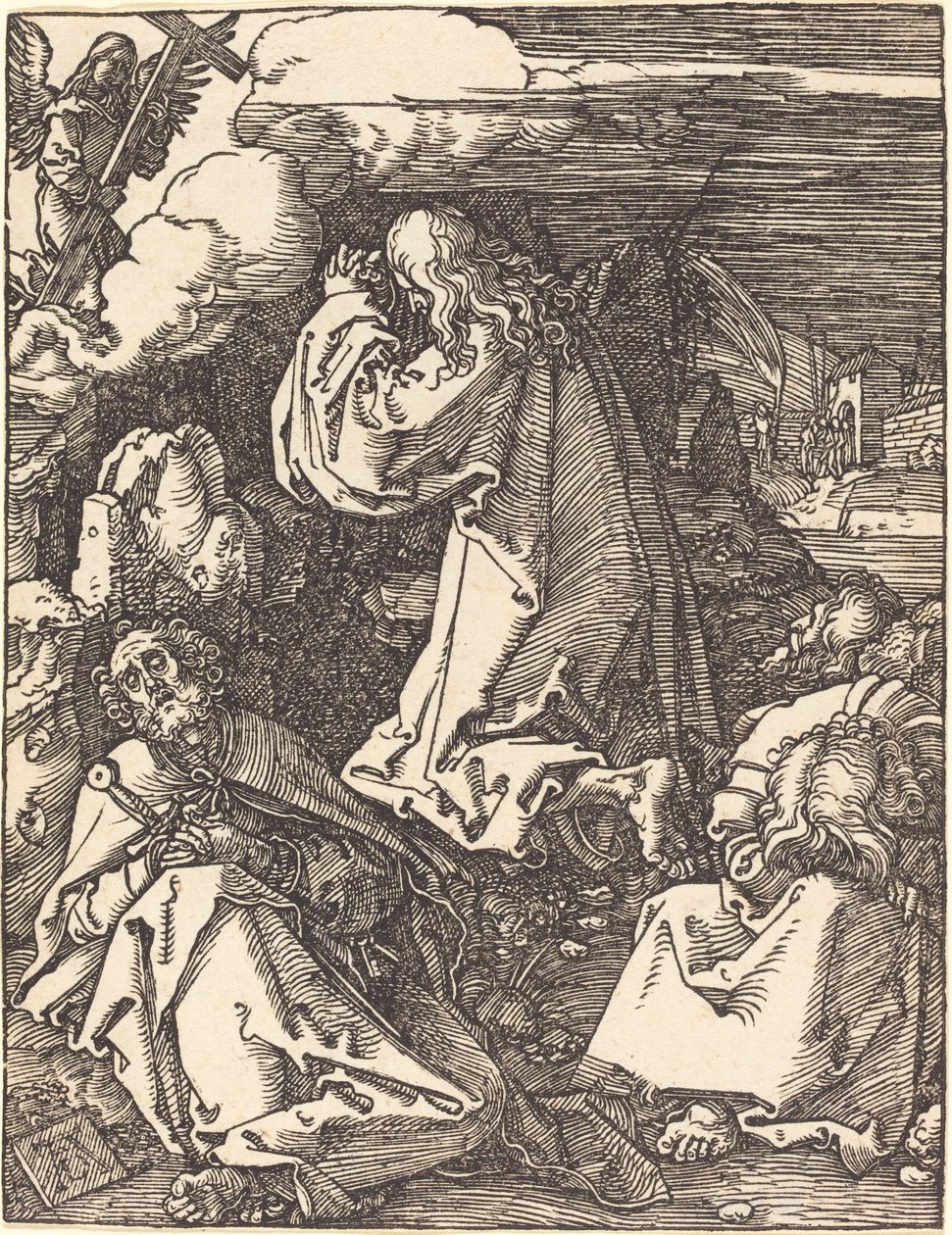 Chrystus na Górze Oliwnej autorstwa Albrecht Dürer