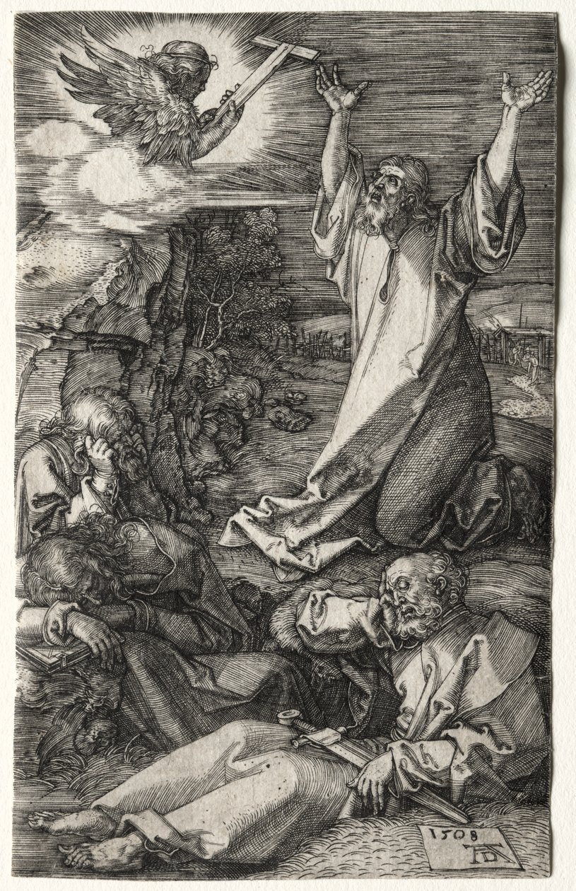 Chrystus na Górze Oliwnej autorstwa Albrecht Dürer