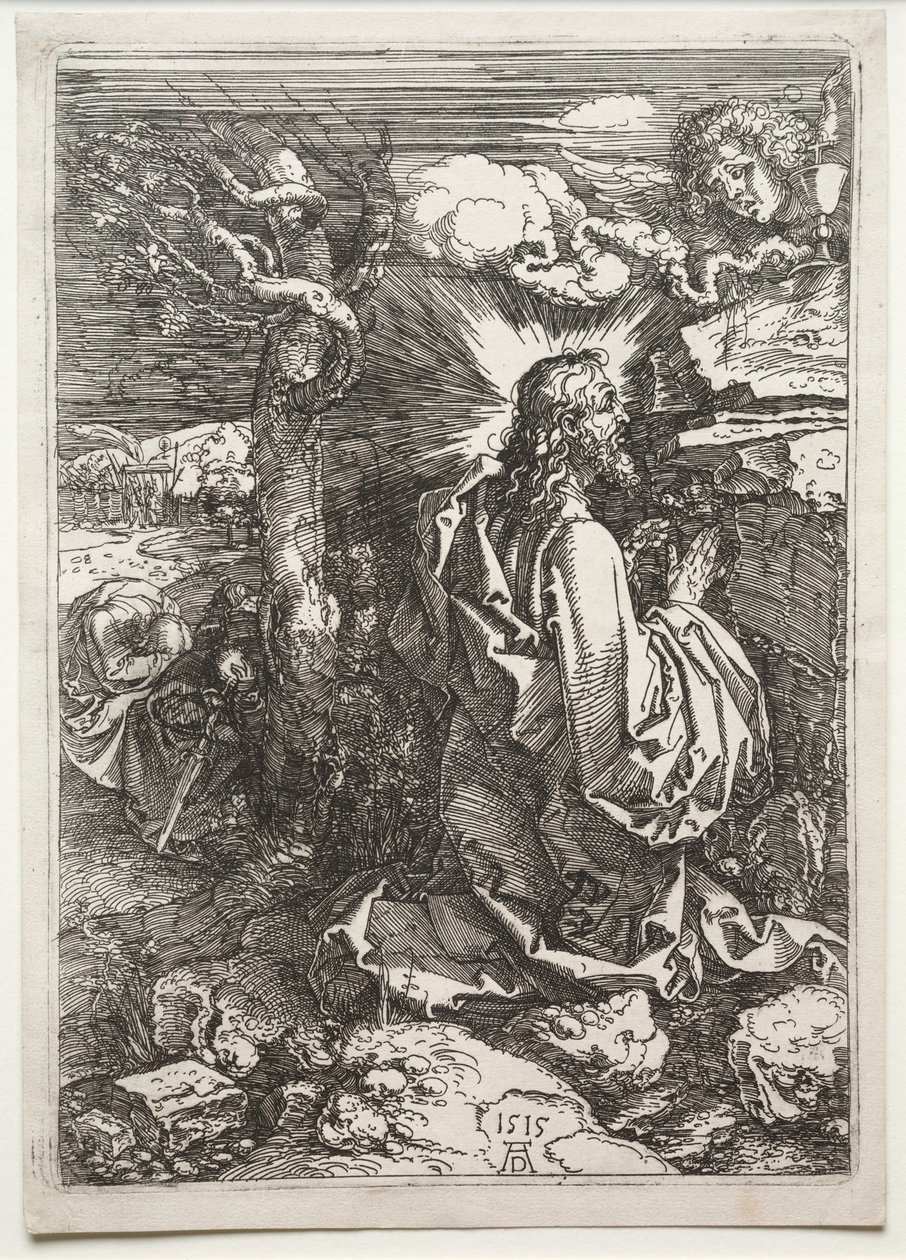 Chrystus na Górze Oliwnej, 1515. autorstwa Albrecht Dürer