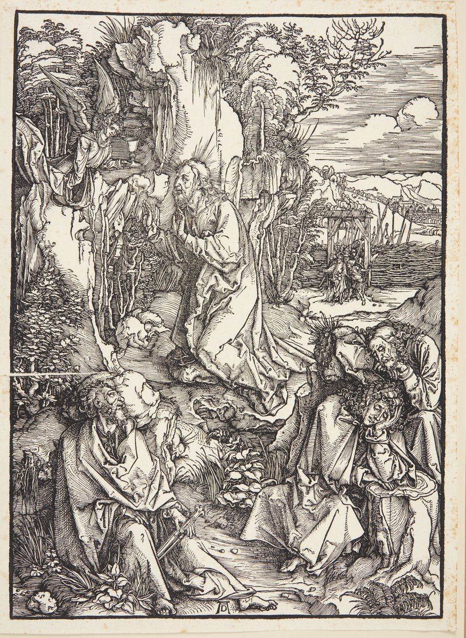 Chrystus na Górze Oliwnej autorstwa Albrecht Dürer