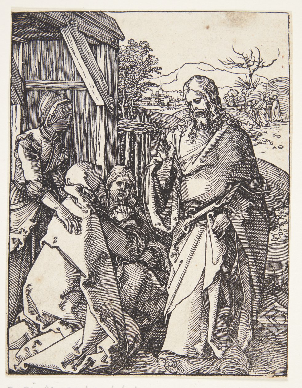 Chrystus żegna się ze swoją matką autorstwa Albrecht Dürer