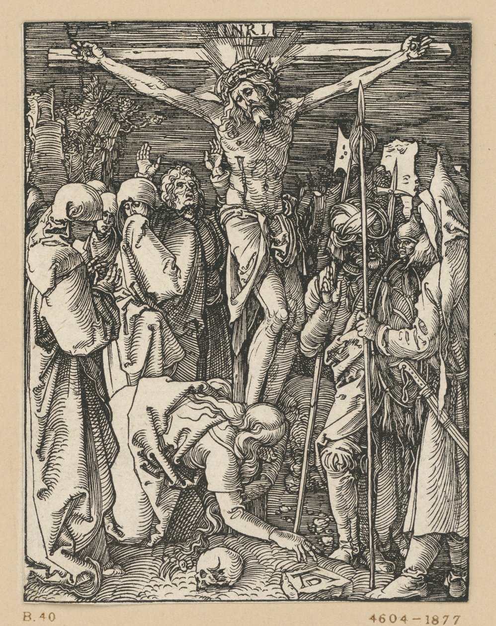 Ukrzyżowanie Chrystusa (Mała Pasja) autorstwa Albrecht Dürer