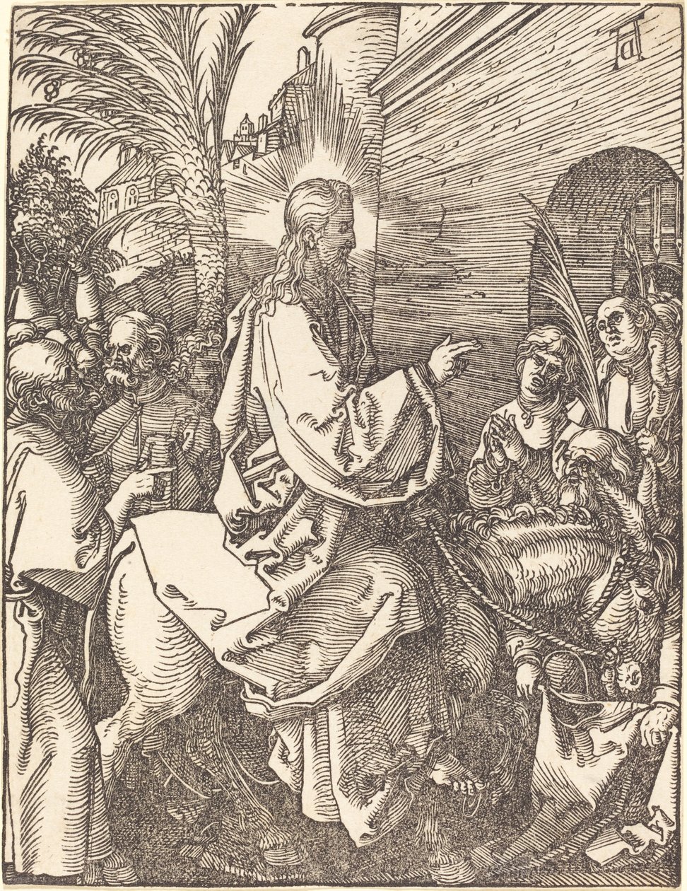 Wjazd Chrystusa do Jerozolimy autorstwa Albrecht Dürer