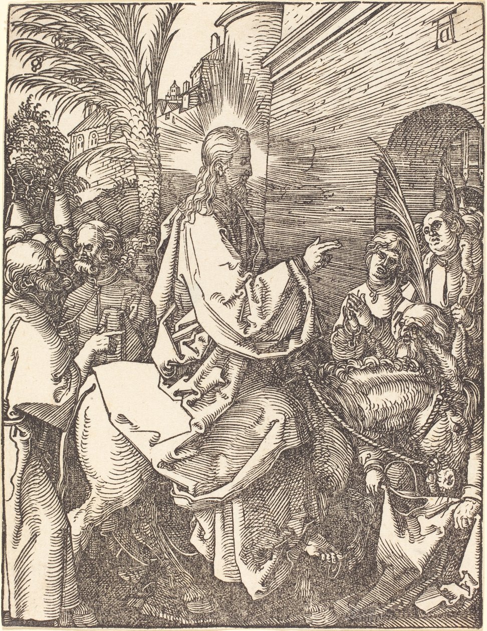 Wjazd Chrystusa do Jerozolimy autorstwa Albrecht Dürer