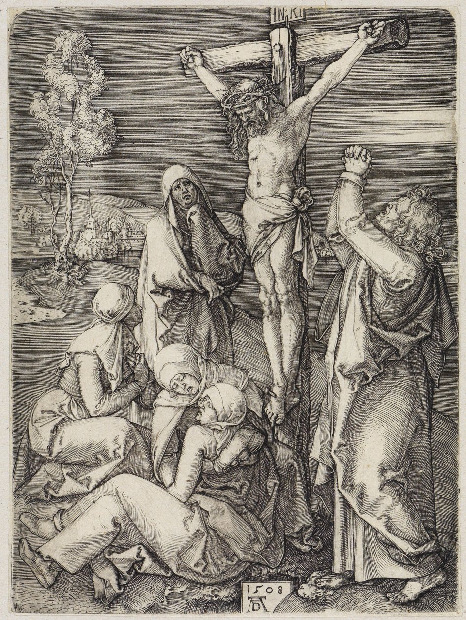 Chrystus na krzyżu autorstwa Albrecht Dürer