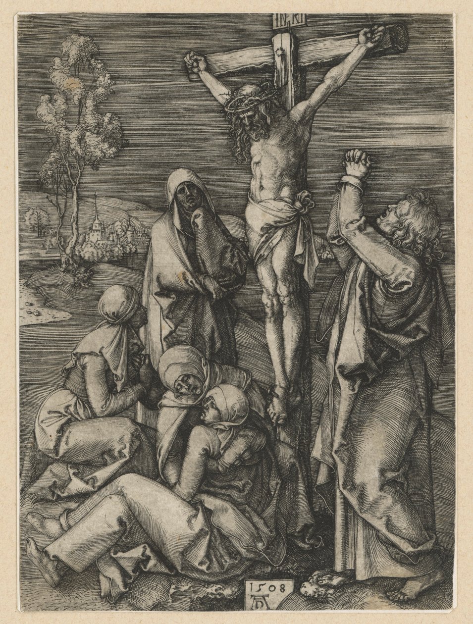 Chrystus na krzyżu autorstwa Albrecht Dürer