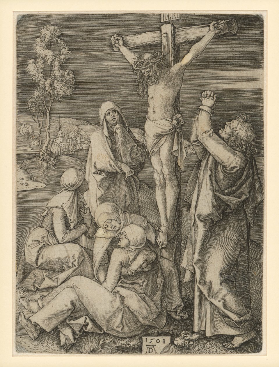 Chrystus na krzyżu autorstwa Albrecht Dürer