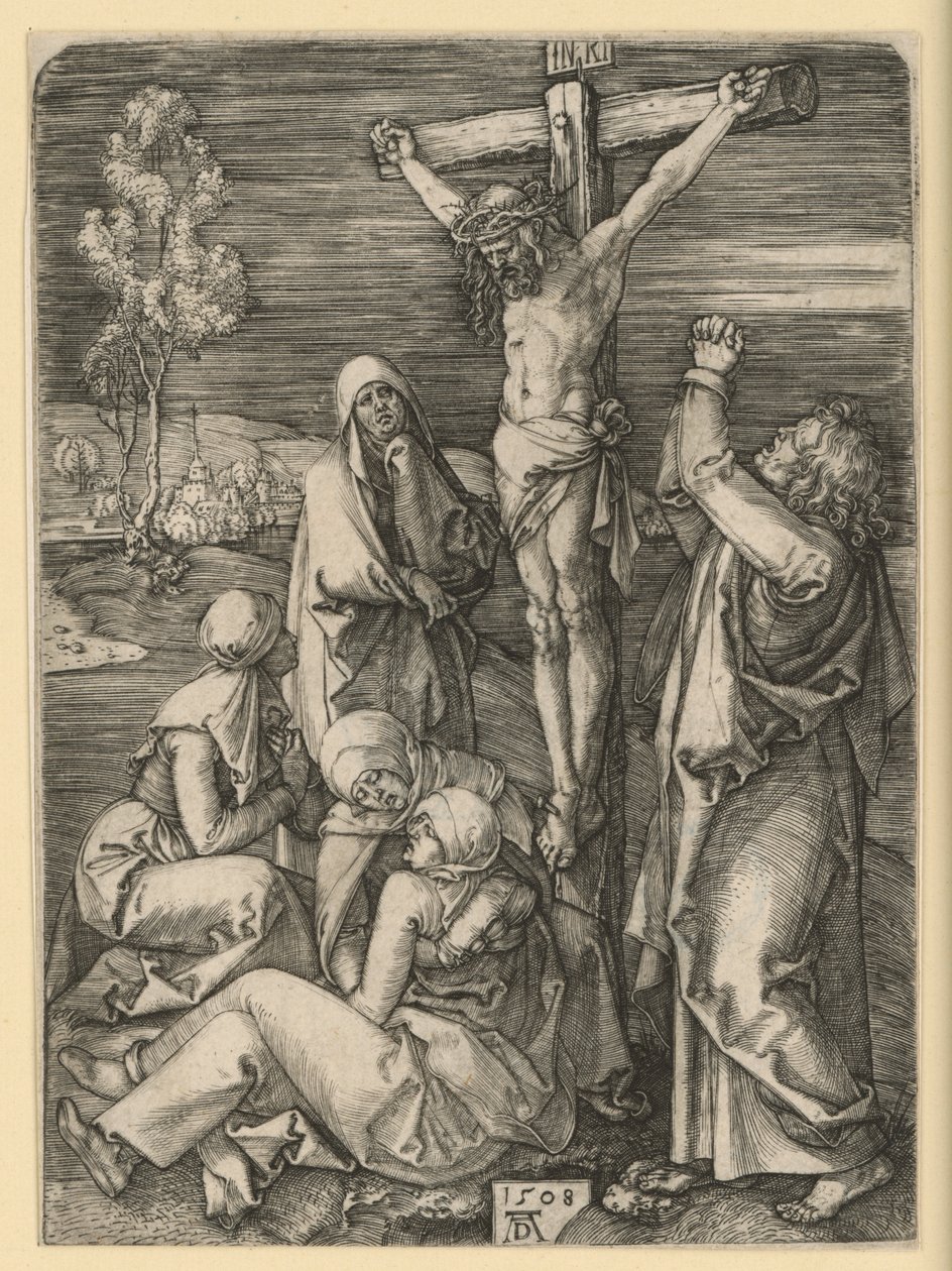 Chrystus na krzyżu autorstwa Albrecht Dürer