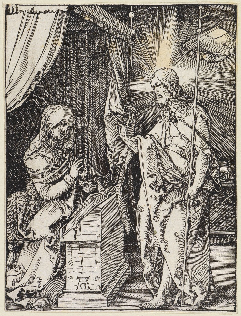 Chrystus ukazuje się swojej matce autorstwa Albrecht Dürer