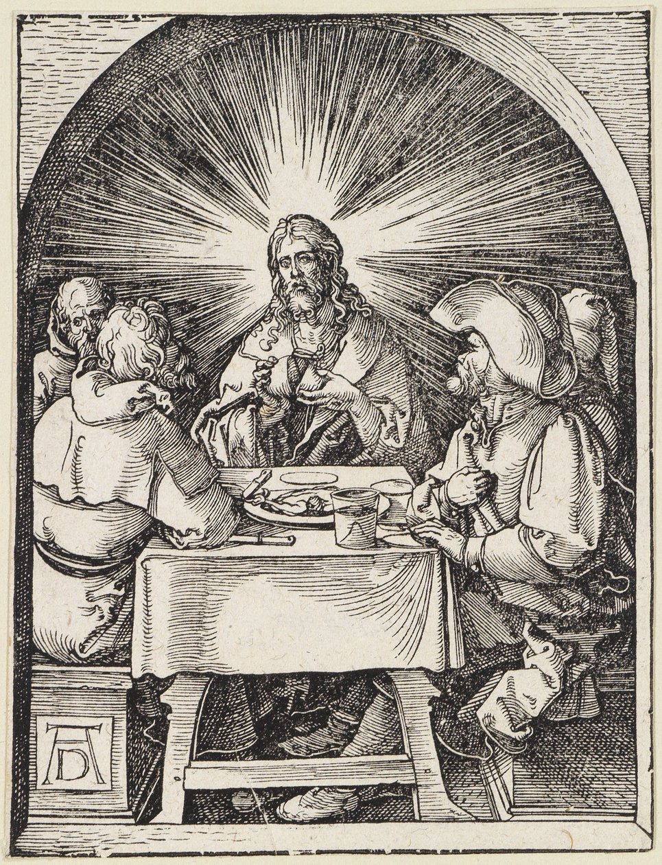 Chrystus w Emaus autorstwa Albrecht Dürer