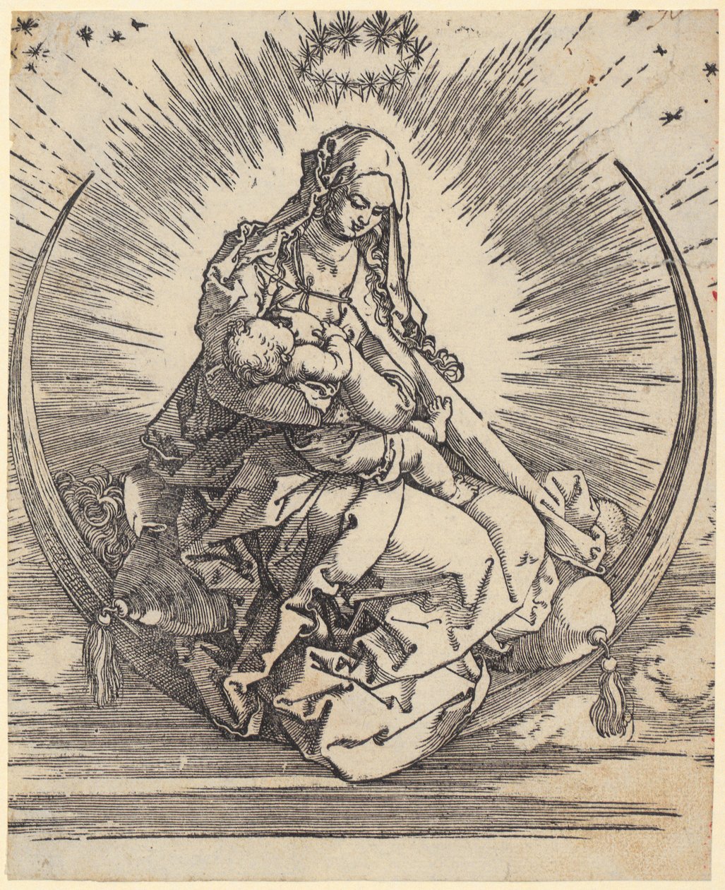Chrystus w przedpieklu, arkusz 11 z cyklu „Wielka Pasja” autorstwa Albrecht Dürer