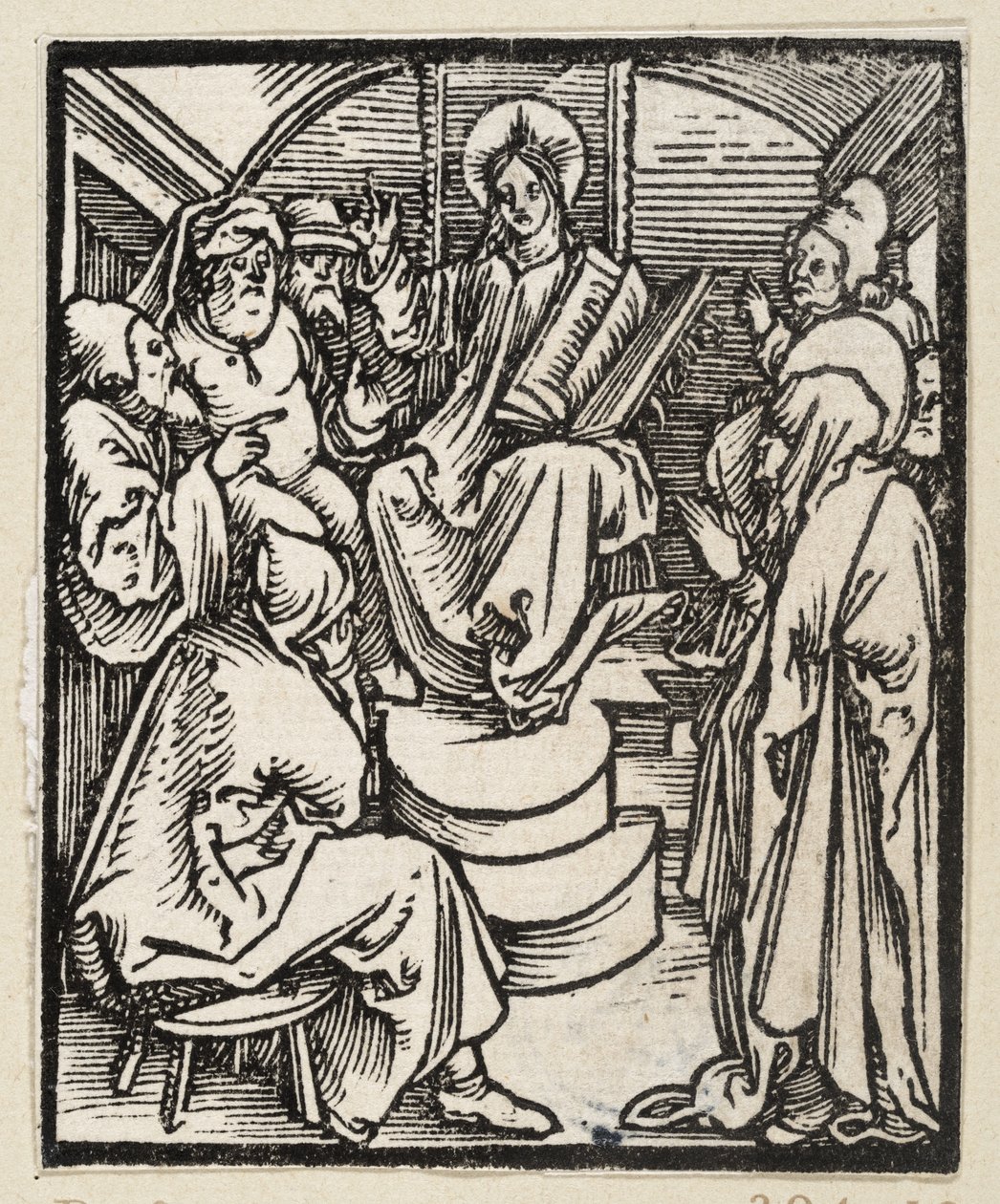 Chrystus wśród uczonych (43 tematy religijne) autorstwa Albrecht Dürer
