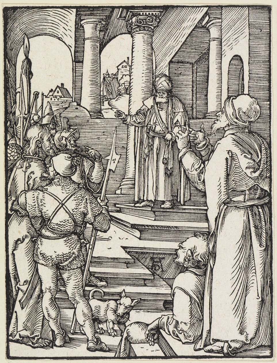 Chrystus przed Piłatem autorstwa Albrecht Dürer
