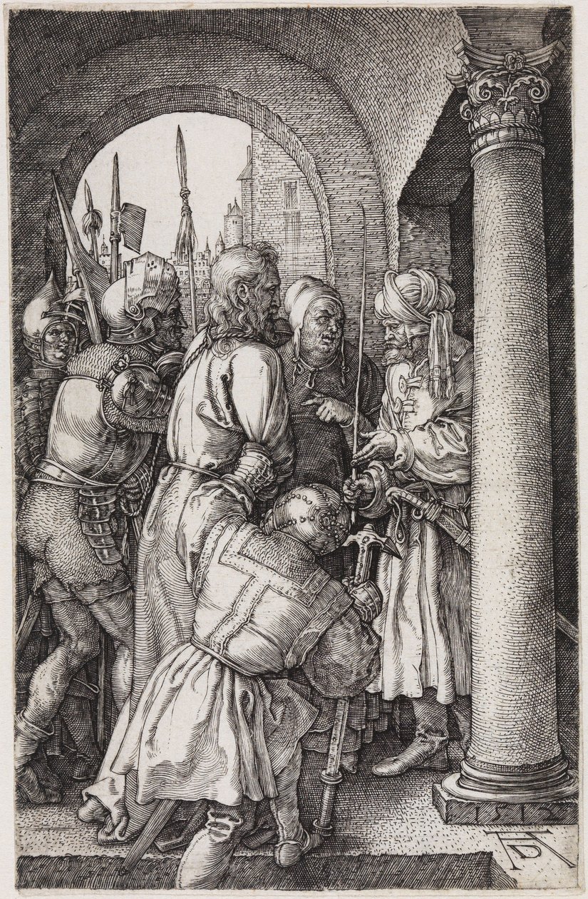 Chrystus przed Piłatem autorstwa Albrecht Dürer