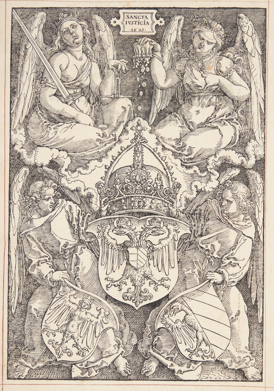 Herb Cesarstwa i miasta Norymberga autorstwa Albrecht Dürer