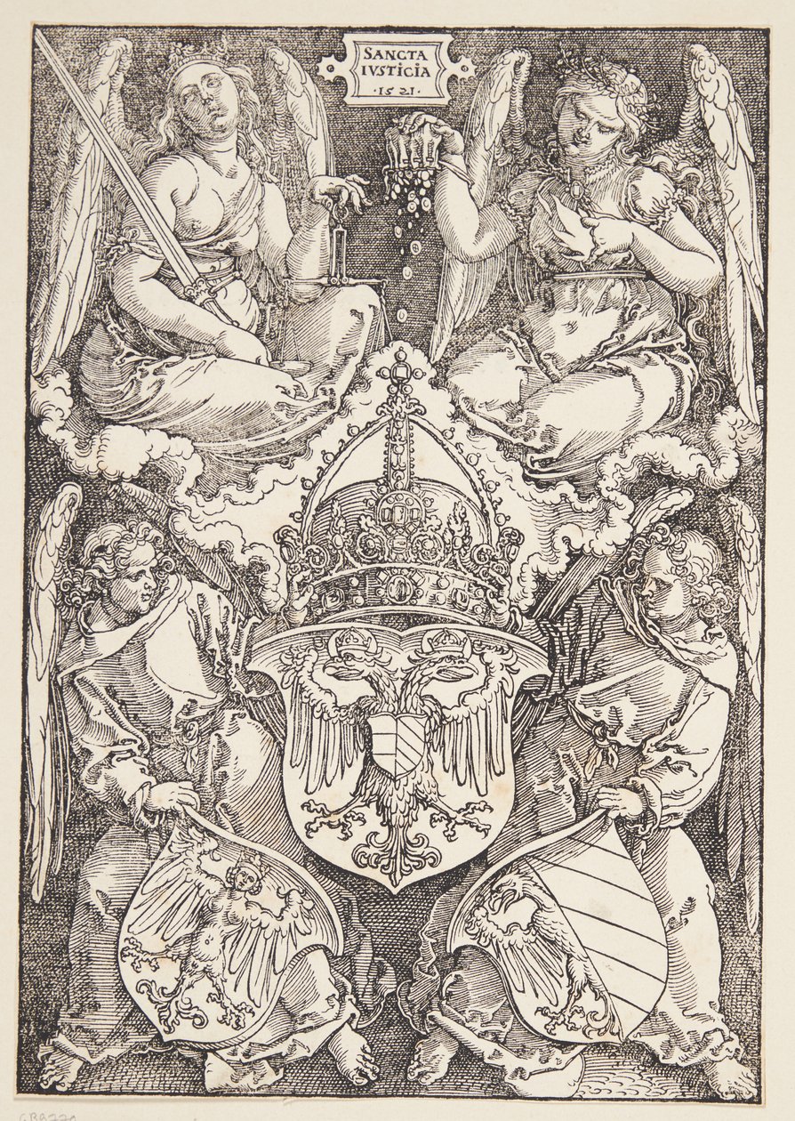 Herb Cesarstwa i miasta Norymberga autorstwa Albrecht Dürer